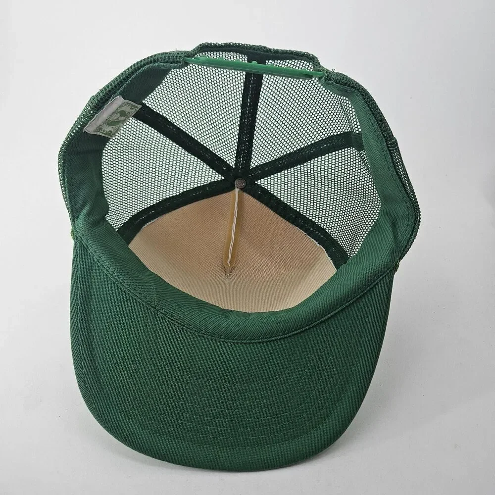 Vintage Mayflower Moving Company Trucker Hat Kelly Caps Green White Snapback